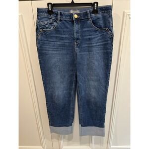 Democracy Ab Tech Jeans High Rise Crop Cuffed Boyfriend Jeans Round Up